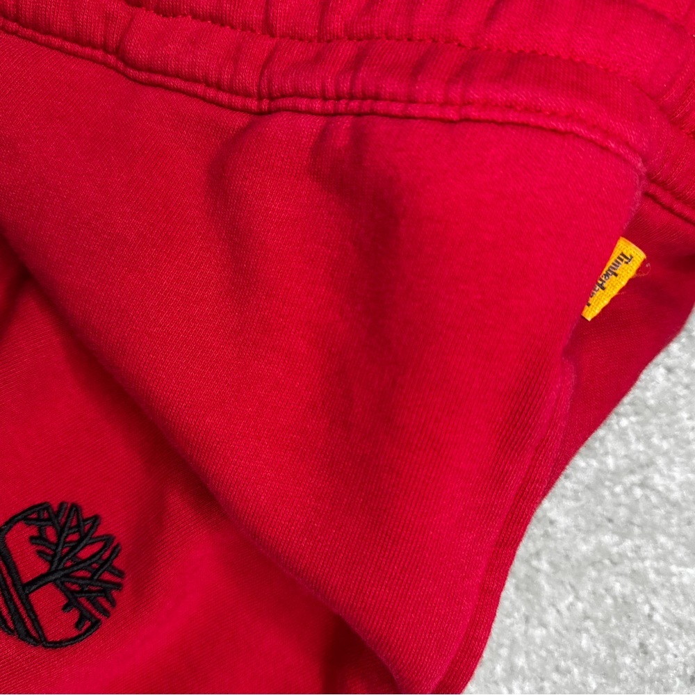 Timberland Men’s XXL Red Sweatpants with Black Logo - Picture 6 of 6